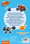 Buchcover und Innenansicht für das Buch: Blaze und die Monstermaschinen: Superstarker Sticker- und Malspaß