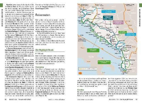 Buchcover und Innenansicht für das Buch: Stefan Loose Reiseführer Balkan, Die Adria-Route. Slowenien, Kroatien, Bosnien und Herzegowina, Montenegro, Albanien