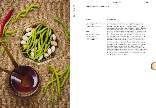 Buchcover und Innenansicht für das Buch: Proef Korea. Koreaanse recepten met lokale ingrediënten