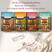 Buchcover und Innenansicht für das Buch: The Friday Bookshop - Summer and Soda