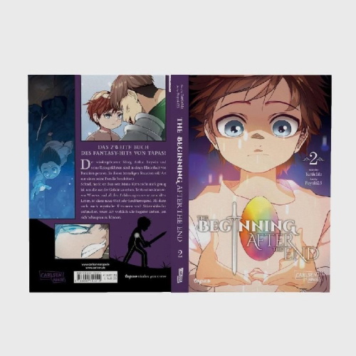 Buchcover und Innenansicht für das Buch: The Beginning after the End 2