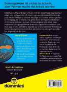 Buchcover und Innenansicht für das Buch: Python für Ingenieure für Dummies
