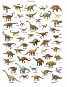 Buchcover und Innenansicht für das Buch: Glow-in-the-Dark Dinosaur: Sticker Atlas