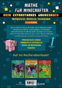 Buchcover und Innenansicht für das Buch: Mathe für Minecrafter - Mein extrastarkes Übungsbuch