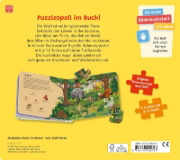Buchcover und Innenansicht für das Buch: Ravensburger® Puzzle-Buch: Tiere der Welt