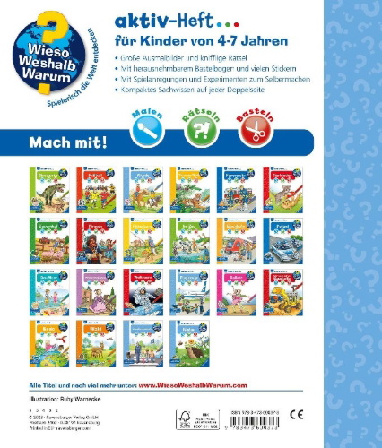 Buchcover und Innenansicht für das Buch: Wieso? Weshalb? Warum? aktiv-Heft: Natur