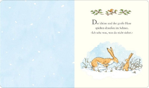 Buchcover und Innenansicht für das Buch: Guess how much I love you In Winter