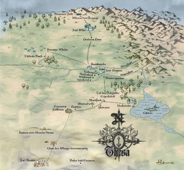 Buchcover und Innenansicht für das Buch: The Skull Throne (Demon Cycle 4)