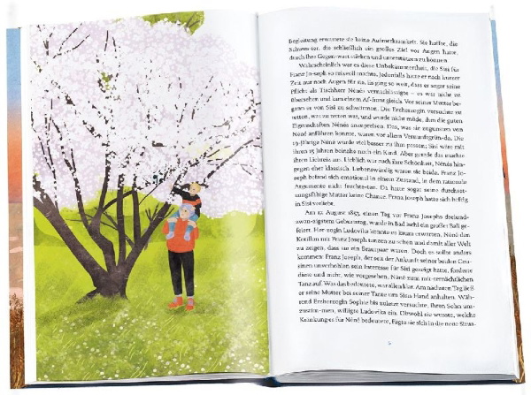 Buchcover und Innenansicht für das Buch: Vom Glück, Großeltern zu sein