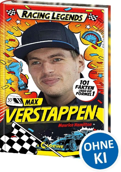 Buchcover und Innenansicht für das Buch: Racing Legends (Band 2) - Max Verstappen