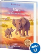 Buchcover und Innenansicht für das Buch: Das geheime Leben der Tiere (Savanne) - Maru - Die Reise der Elefanten