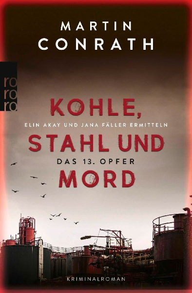 Buchcover und Innenansicht für das Buch: Kohle, Stahl und Mord: Das 13. Opfer