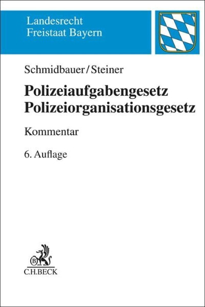 Buchcover und Innenansicht für das Buch: Polizeiaufgabengesetz, Polizeiorganisationsgesetz