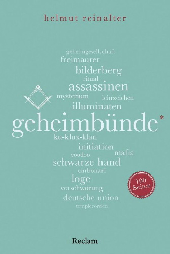 Buchcover und Innenansicht für das Buch: Geheimbünde. 100 Seiten