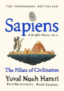 Buchcover und Innenansicht für das Buch: Sapiens - A Graphic History, Volume 2