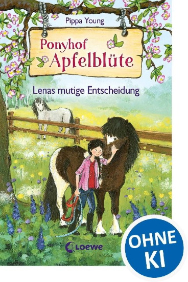 Buchcover und Innenansicht für das Buch: Ponyhof Apfelblüte 11 - Lenas mutige Entscheidung