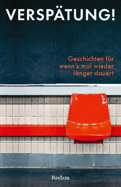 Buchcover und Innenansicht für das Buch: Verspätung! Geschichten für wenn's mal wieder länger dauert