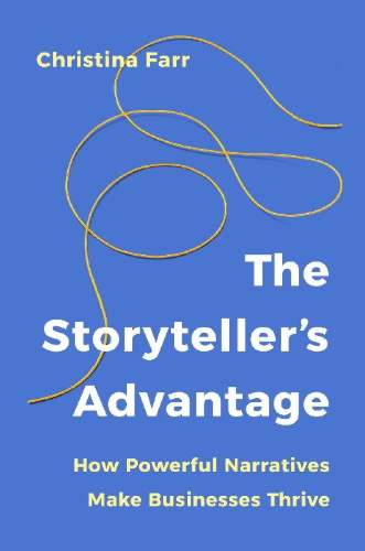 Buchcover und Innenansicht für das Buch: The Storyteller's Advantage