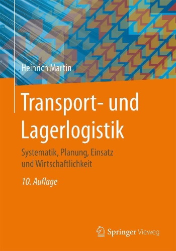 Buchcover und Innenansicht für das Buch: Transport- und Lagerlogistik
