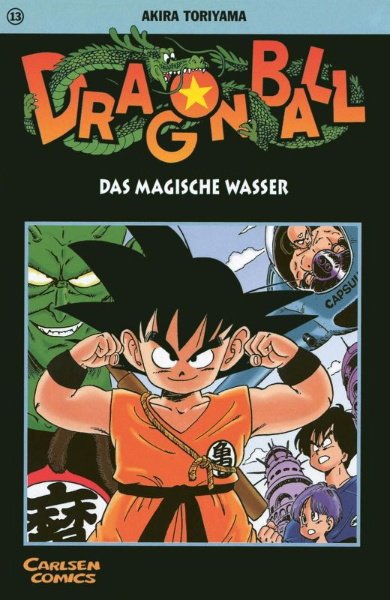 Buchcover und Innenansicht für das Buch: Dragon Ball 13. Das magische Wasser