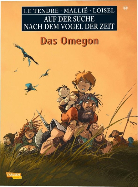 Buchcover und Innenansicht für das Buch: La Quête de l'Oiseau du Temps - Avant la Quête - Tome 8: L'Omégon