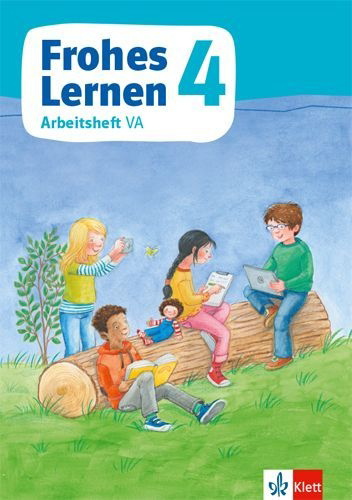 Buchcover und Innenansicht für das Buch: Frohes Lernen Sprachbuch 4. Ausgabe Bayern