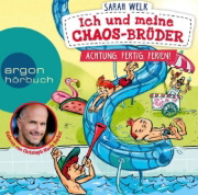 Buchcover und Innenansicht für das Buch: Ich und meine Chaos-Brüder - Achtung, fertig, Ferien!