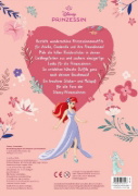 Buchcover und Innenansicht für das Buch: Disney Prinzessin: Mein Styling-Spaß mit Stickern zum Ausmalen - Stickern - Malen - Stylen