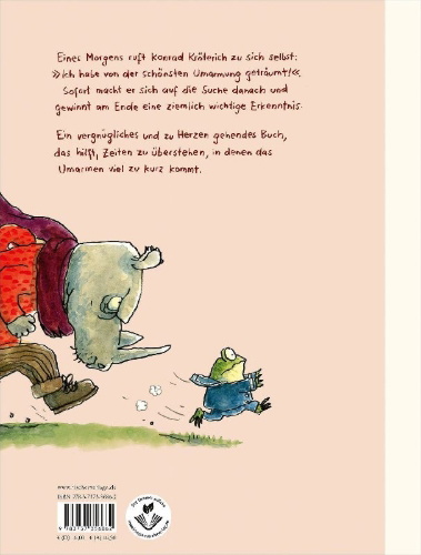 Buchcover und Innenansicht für das Buch: Huntington Toad and the perfect hug