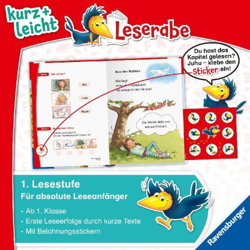 Buchcover und Innenansicht für das Buch: Leserabe 1. Lesestufe Kurz und leicht - Eine Prinzessin im Apfelbaum