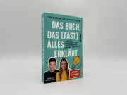 Buchcover und Innenansicht für das Buch: Das Buch, das (fast) alles erklärt