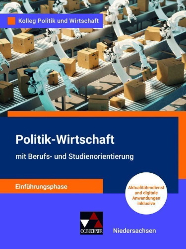 Buchcover und Innenansicht für das Buch: Kolleg Politik u. Wirt. NI Einführungsphase - neu