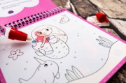 Buchcover und Innenansicht für das Buch: Mes Dessins Magiques - Le monde merveilleux