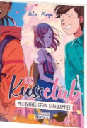 Buchcover und Innenansicht für das Buch: Der Kuss Club (Band 2) - Milchshakes gegen Liebeskummer