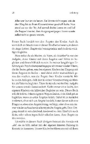 Buchcover und Innenansicht für das Buch: Ängste bei Kindern und Jugendlichen