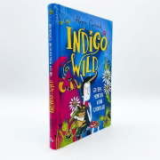 Buchcover und Innenansicht für das Buch: INDIGO WILDE AND THE CREATURES AT JELLYBEAN CRESCENT