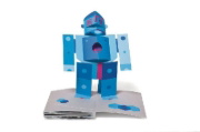 Buchcover und Innenansicht für das Buch: Les robots n'aiment pas l'eau!