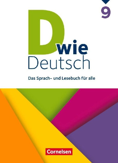 Buchcover und Innenansicht für das Buch: D wie Deutsch 9. Schuljahr - Schülerbuch