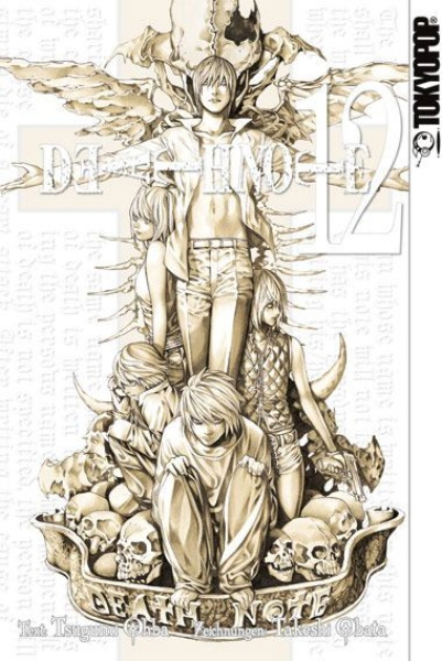 Buchcover und Innenansicht für das Buch: Death Note 12 (Abschlussband)