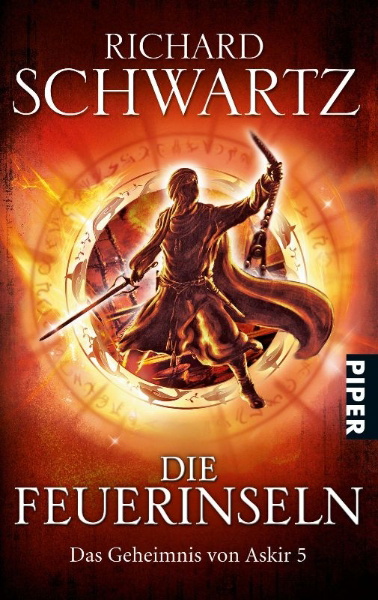 Buchcover und Innenansicht für das Buch: Die Feuerinseln