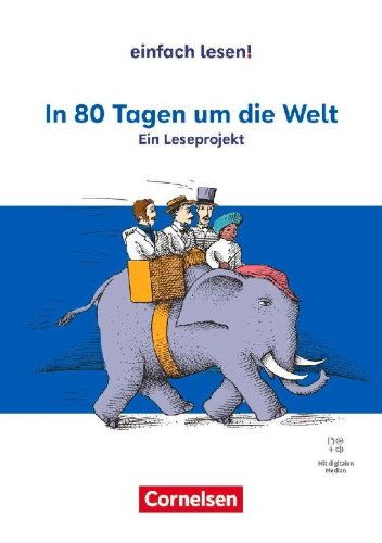 Buchcover und Innenansicht für das Buch: In 80 Tagen um die Welt