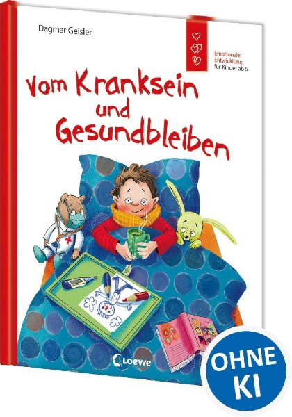 Buchcover und Innenansicht für das Buch: Vom Kranksein und Gesundbleiben