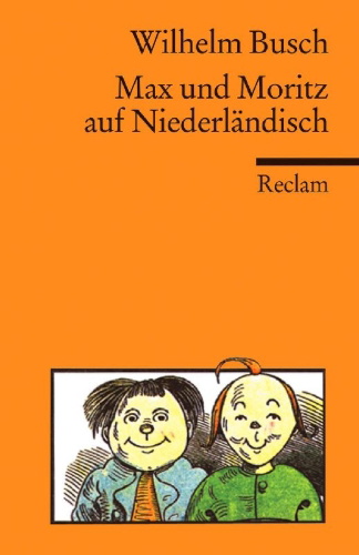 Buchcover und Innenansicht für das Buch: Max und Moritz auf Niederländisch