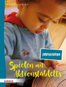 Buchcover und Innenansicht für das Buch: Spielen mit Aktionstabletts: Jahreszeiten