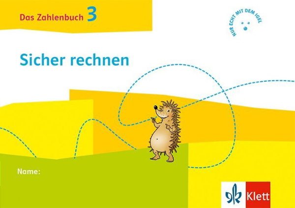 Buchcover und Innenansicht für das Buch: Das Zahlenbuch 3. Igel-Übungsheft - Sicher rechnen (Arbeitsheft für das tägliche Training) Klasse 3