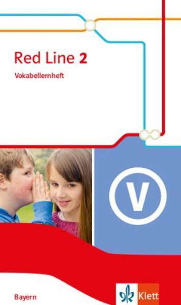Buchcover und Innenansicht für das Buch: Red Line 2. Ausgabe Bayern. Vokabellernheft Klasse 6