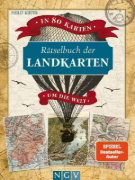 Buchcover und Innenansicht für das Buch: Rätselbuch der Landkarten. In 80 Karten um die Welt