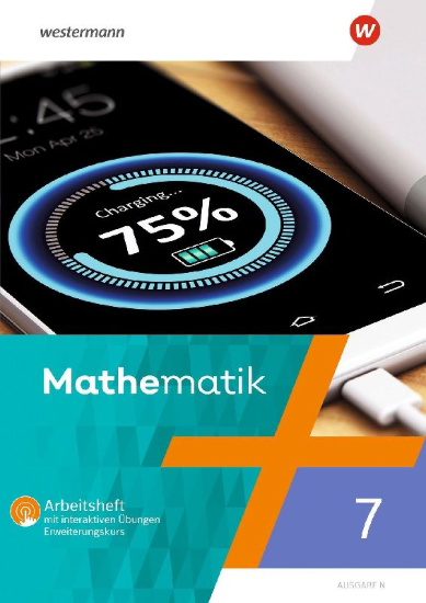 Buchcover und Innenansicht für das Buch: Mathematik - Ausgabe N 2020. Arbeitsheft 7E mit interaktiven Übungen