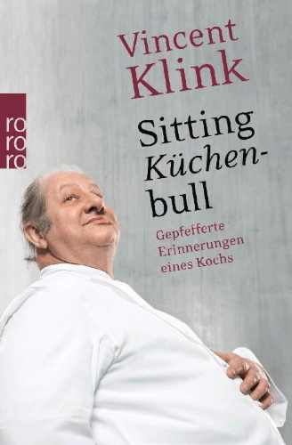 Buchcover und Innenansicht für das Buch: Sitting Küchenbull