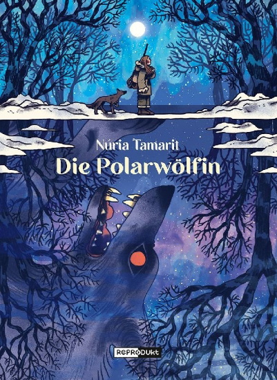 Buchcover und Innenansicht für das Buch: Die Polarwölfin